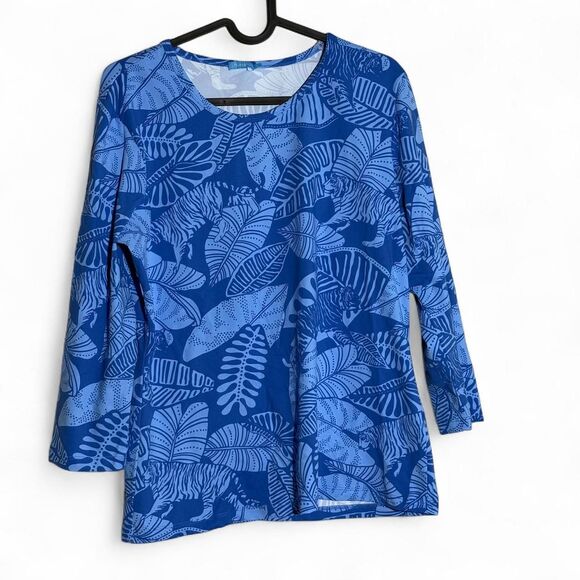 💙 Blue Jay McLaughlin Long Sleeve Top – Size L 💙 - Picture 1 of 5